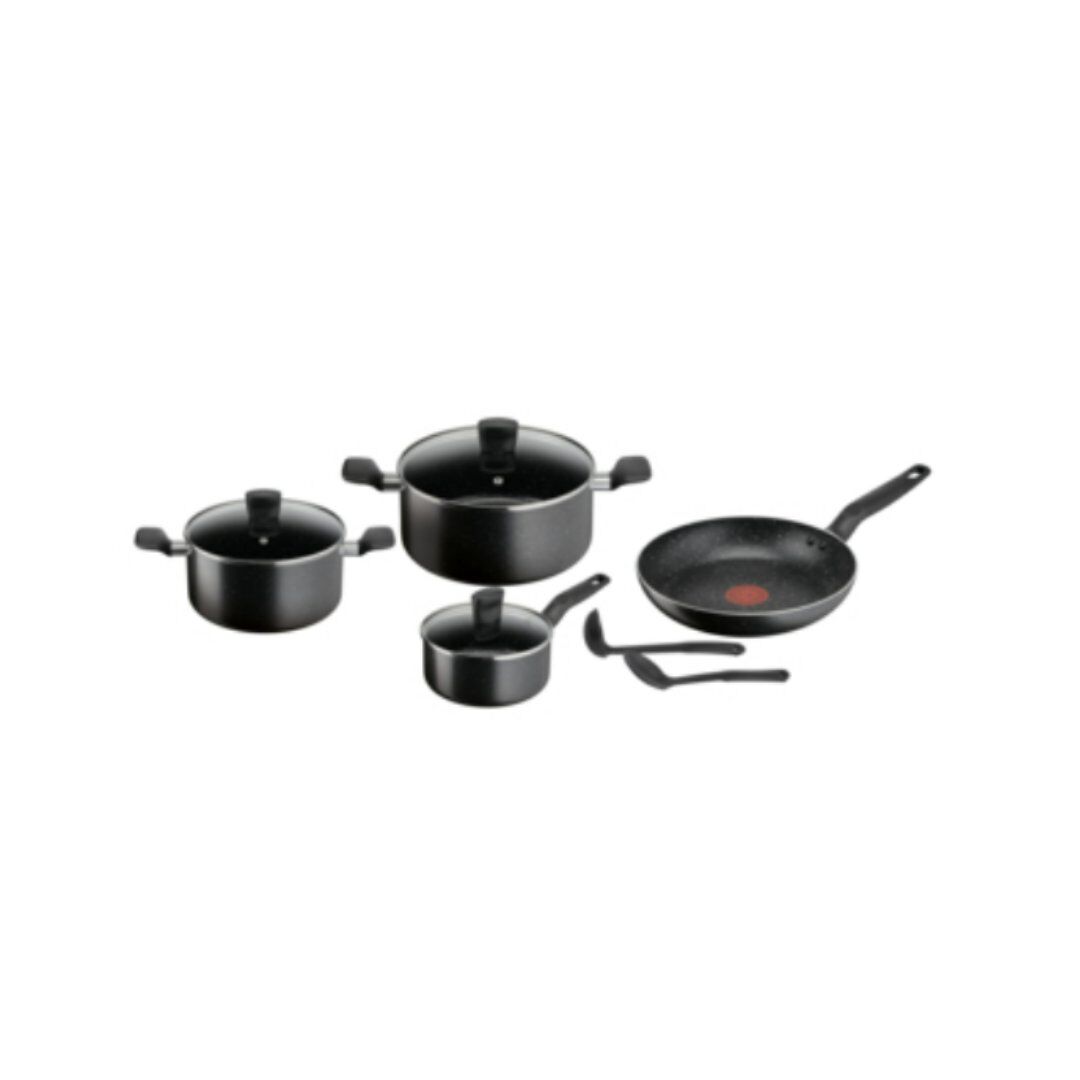 Tefal Dark Stone 9 Parça Set (20cm,24cm,28cm,16cm)