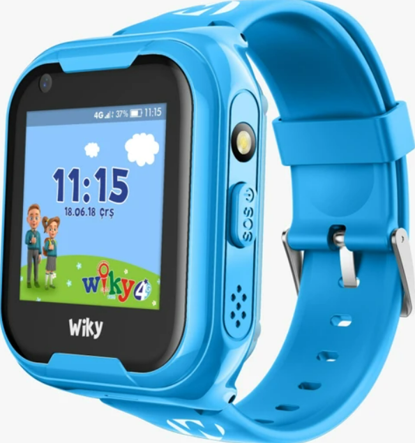 Wiky Watch 4G Görüntülü Konuşma Mavi Akıllı Çocuk Saati